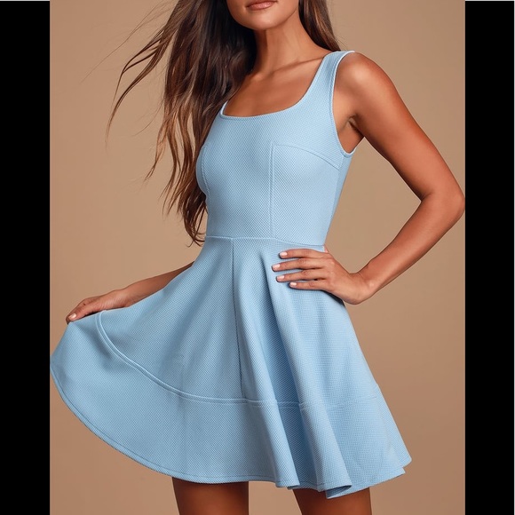 Lulus Dresses & Skirts - Lulu’s Home Before Daylight Periwinkle Dress Size Small